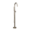 Cambridge Plumbing Modern Freestanding Tub Filler Faucet with Shower Wand-Brushed Nickel CAM150-BN